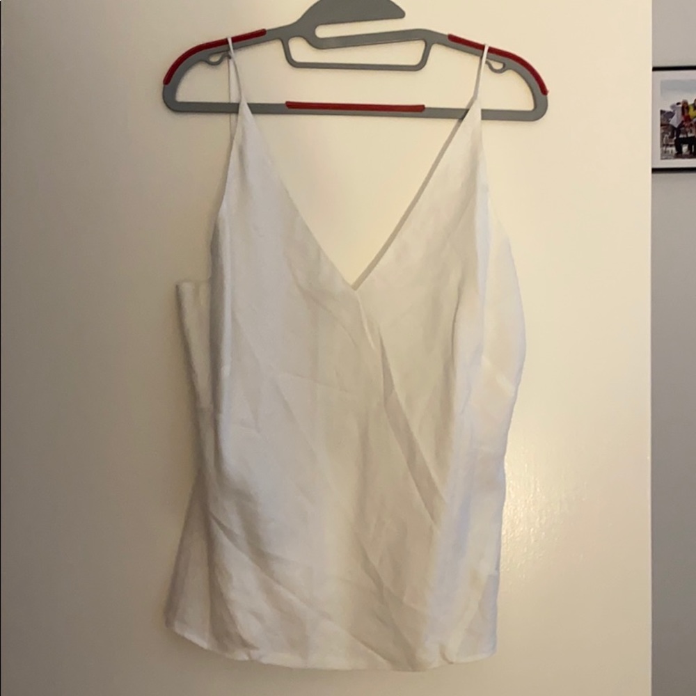 JBRAND White Linen Blouse -NEW